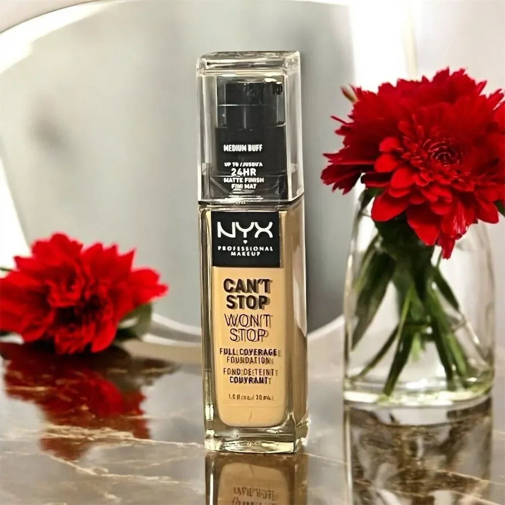 NYX Can't Stop Won't Stop Full Coverage Foundation Medium Buff